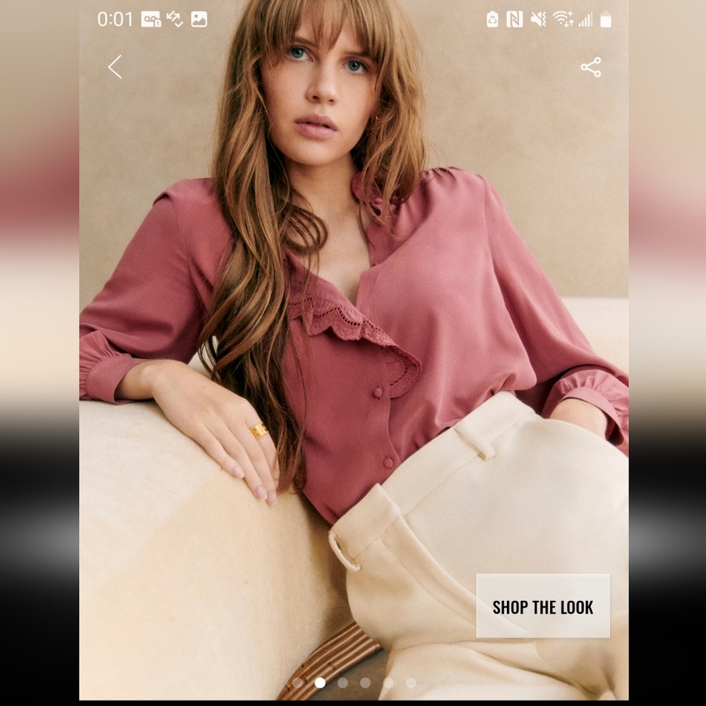 Sezane NWT pink tops